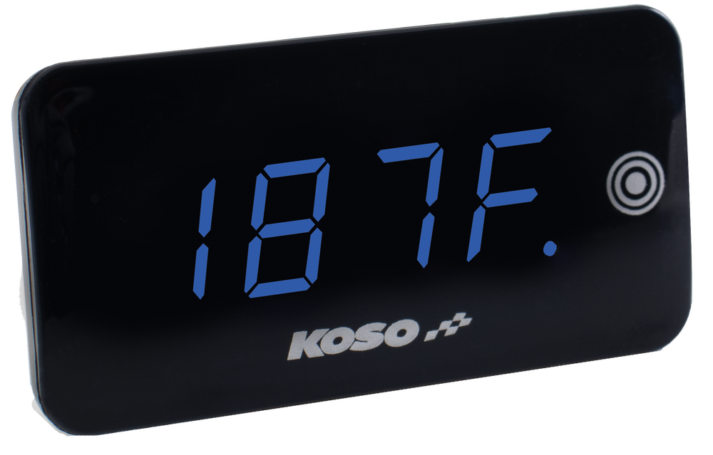 KOSO 仪表 Super Slim Touch Screen Volt & Temp Gauge 越野自由