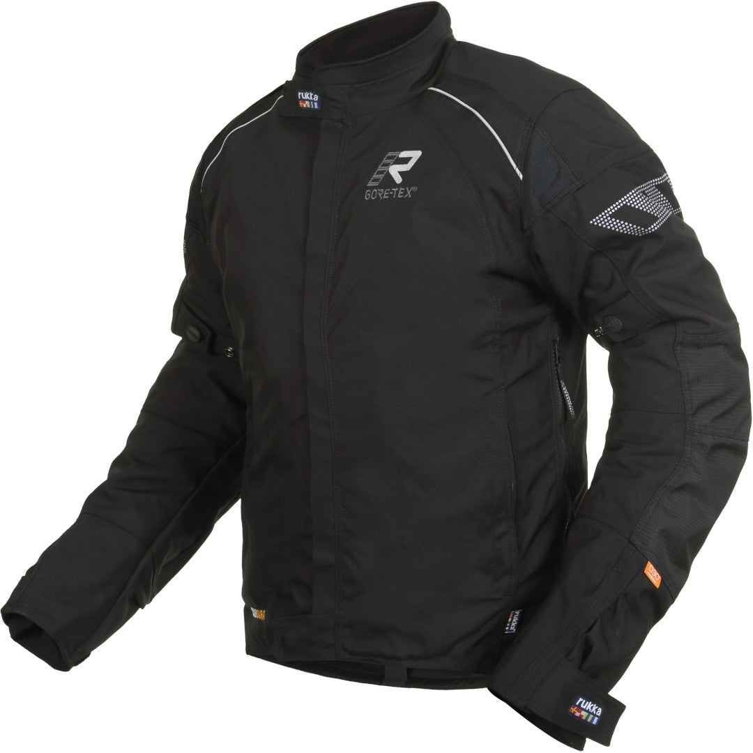 Rukka Herm GoreTex Motorcycle Textile Jacket Black/Silver 越野自由