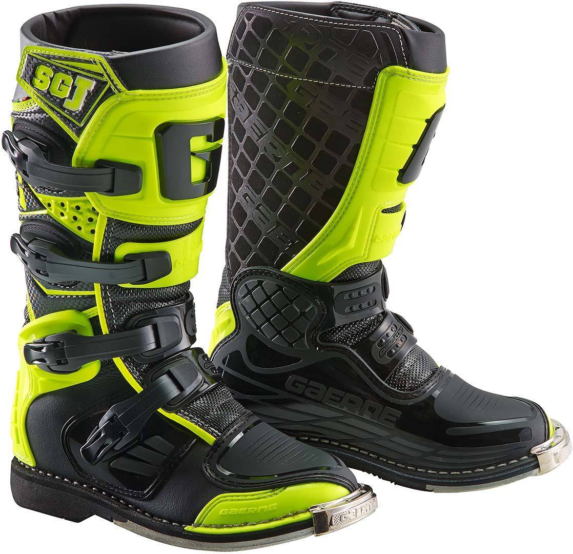 Gaerne SGJ Youth Boots Black/Yellow 越野自由