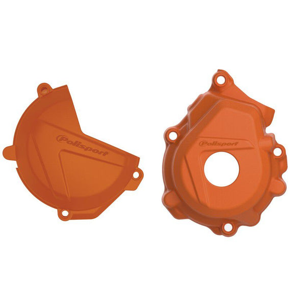 Polisport KTM Husqvarna Gas Gas Ignition Cover Protector EXC TE 250 300 2 strokes 2017 - 2023 EC 250 300 2021 - 23, Orange