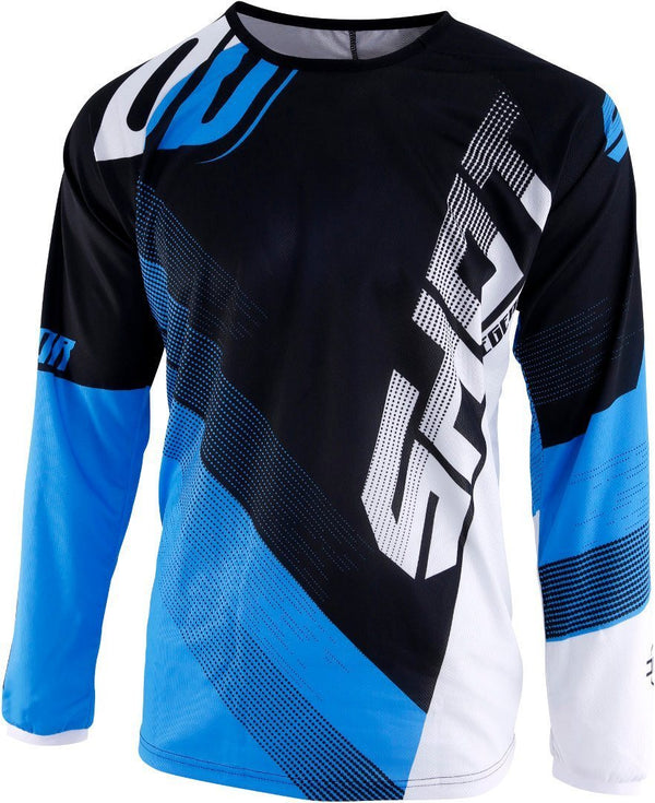 Shot Devo Ultimate Motocross Jersey Black/Blue/White 越野自由