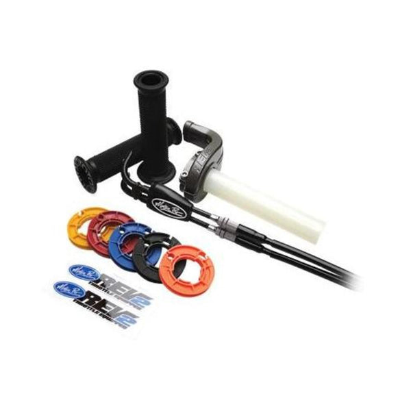 Motion Pro 03-0037 Black Vinyl Pull Throttle Cable – OEM Replacement For Kawasaki KDX/KX Dirt Bikes (1980s Models)